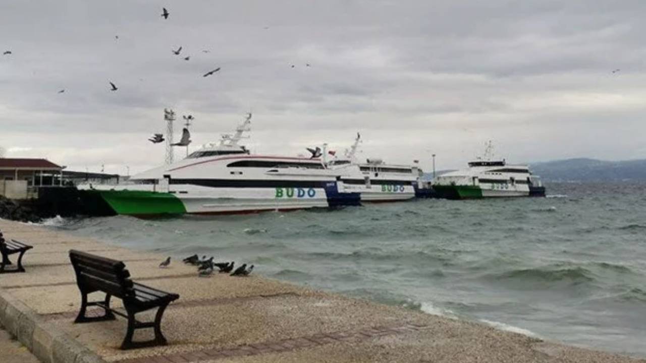 Bursa Deniz Otobüsleri'nin 14 seferi iptal edildi