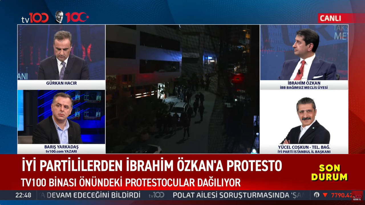 İYİ Parti İl Başkanı'ndan tv100 önünde toplanılmasıyla ilgili açıklama