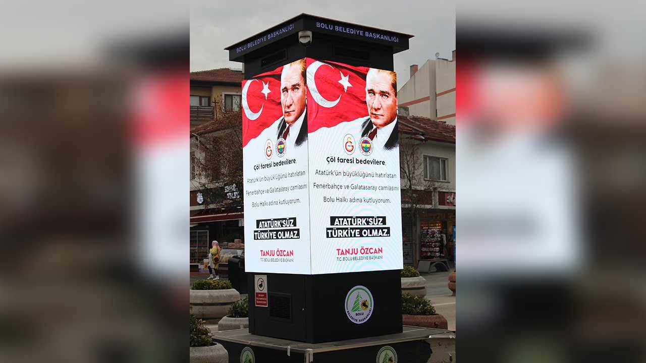 Tanju Özcan'a afiş soruşturması