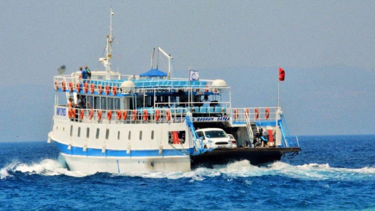 Bodrum-Datça feribot seferleri iptal edildi!