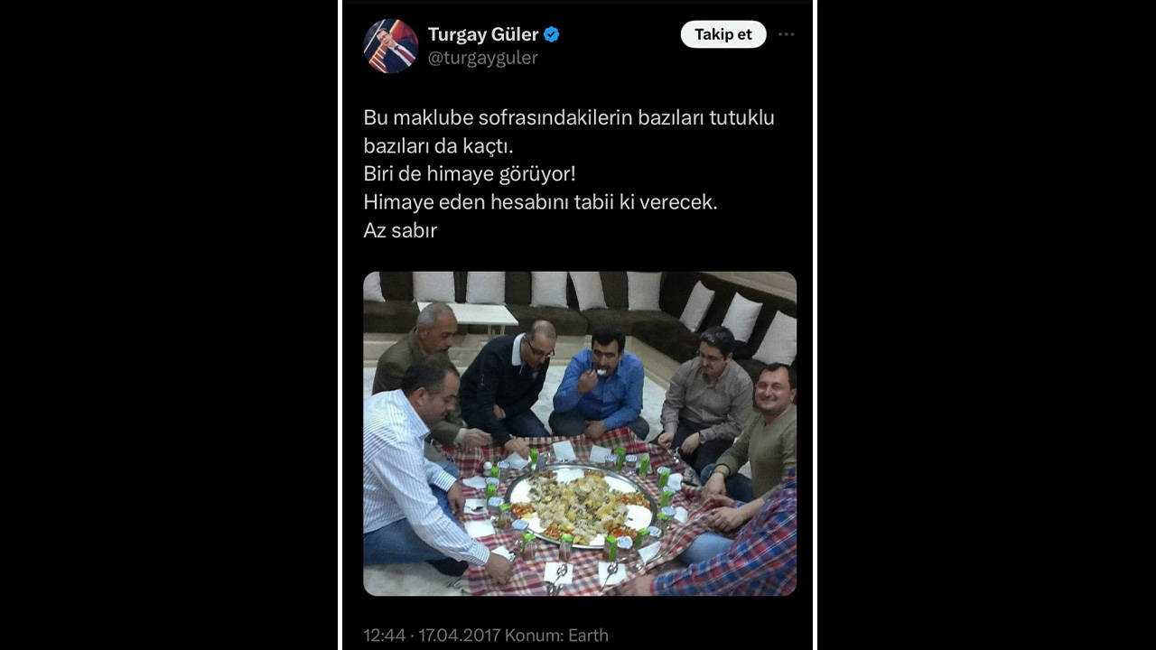 Turgay Güler'in paylaştığı AKP'li adayın maklubeli fotoğrafı yeniden gündem oldu