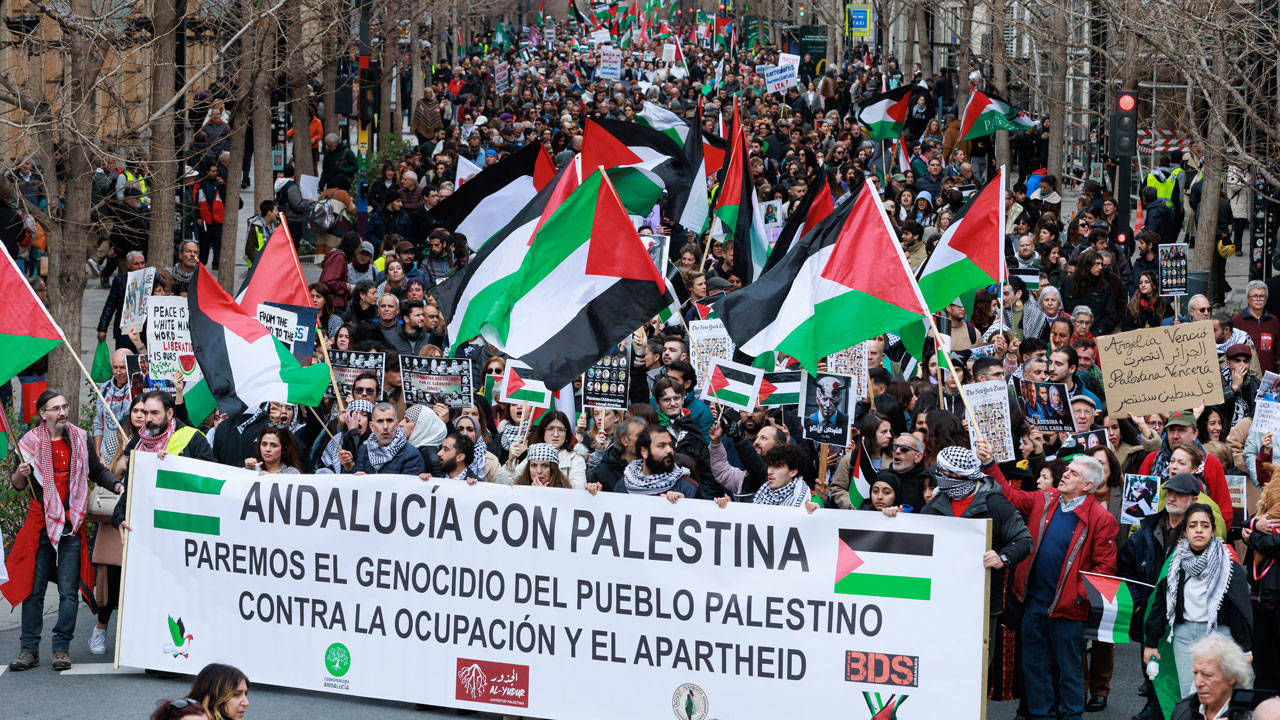 İspanya'da yüz binler Filistin için meydanlarda: Soykırım durdurulsun