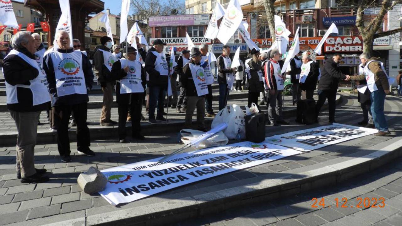 Tüm Emeklilerin Sendikası Bursa Şubesi:  "İktidar 31 Mart'ta sandıkta hesap verecek"