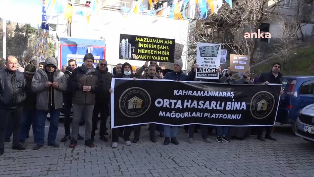 AKP’li adaya protesto