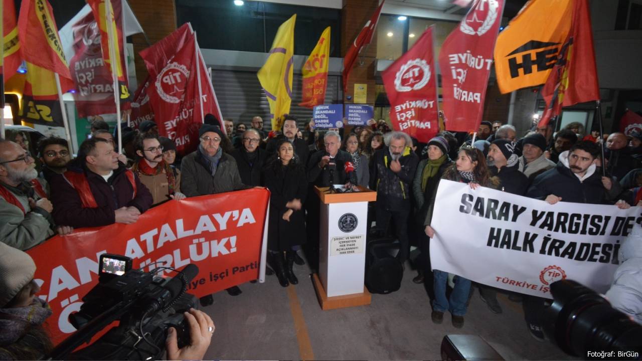 Can Atalay kararına İzmir'de tepki: Anayasa ihlal suçu işlenmiştir