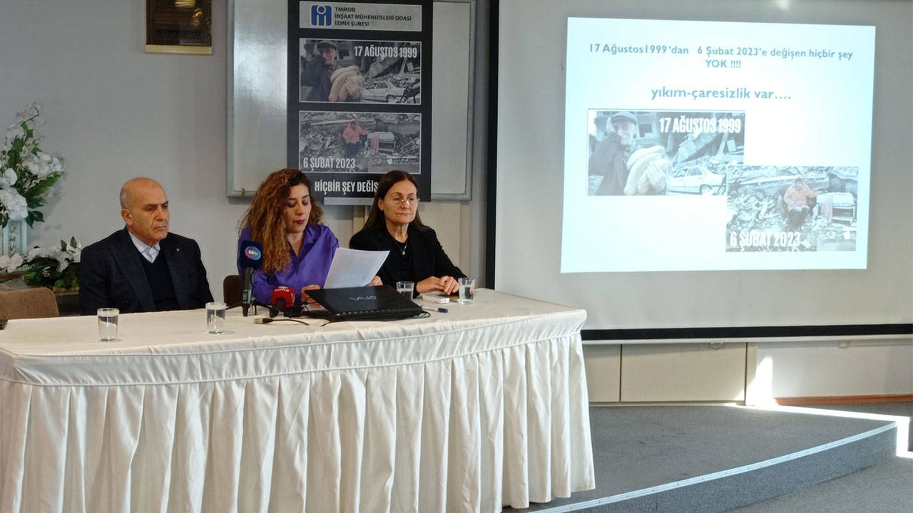 İMO İzmir: Kamu gücü sınıfta kaldı, ciddi çalışma yapılmadı