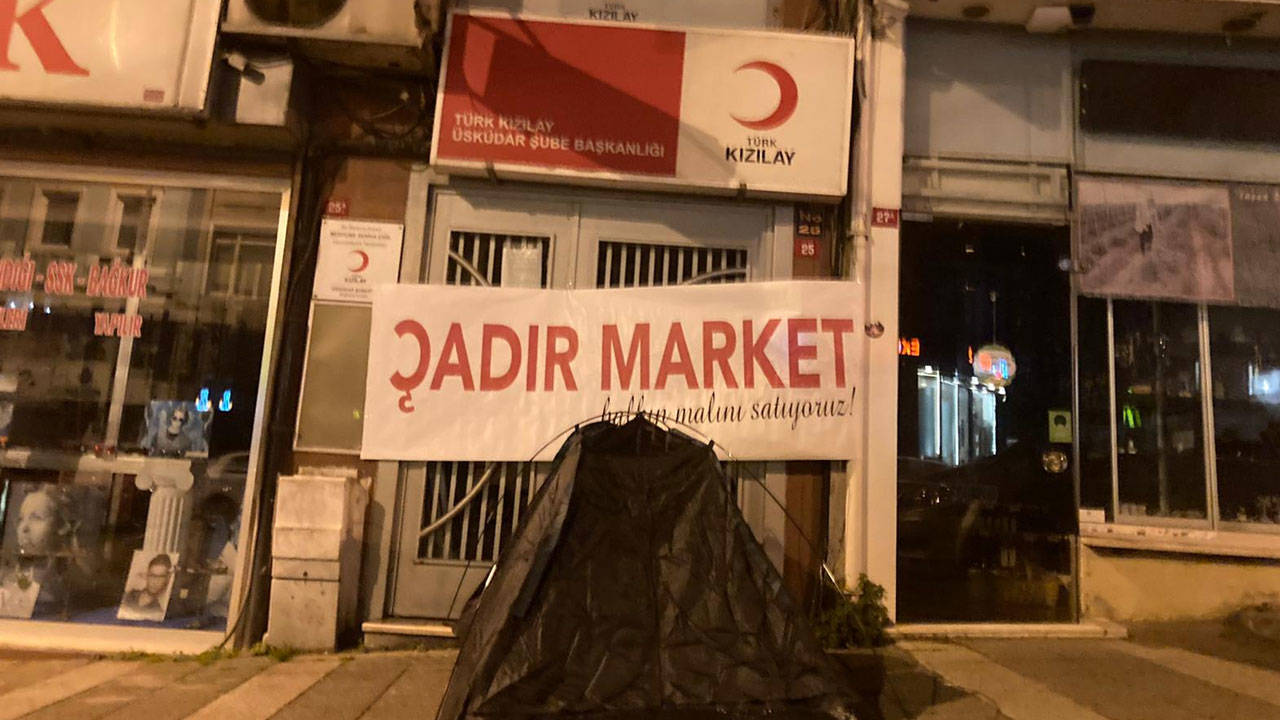 TİP’ten Kızılay protestosu: “Çadır Market - Halkın malanı satıyoruz”