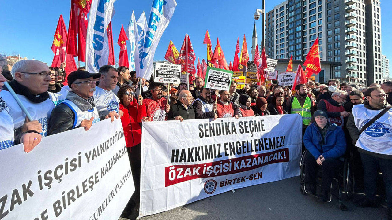 Özak Tekstil işçilerine eylem yasağı