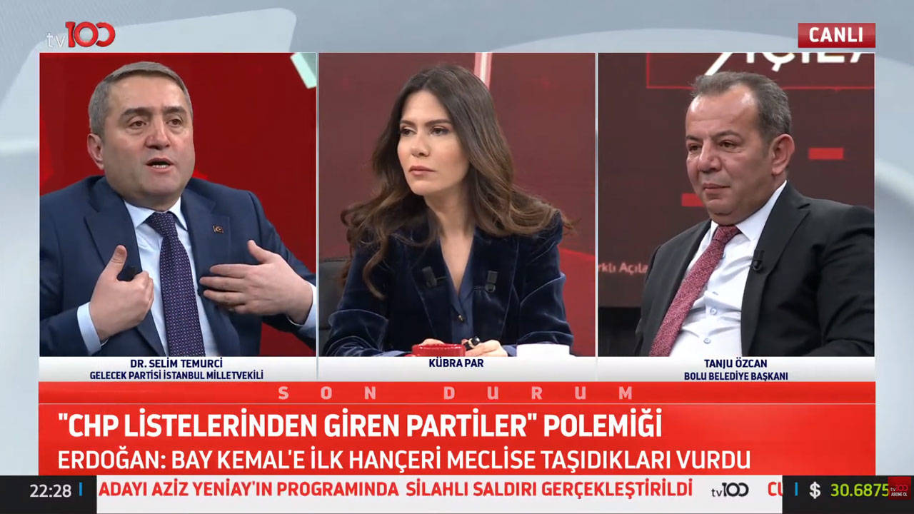 Tanju Özcan ile Selim Temurci arasında tartışma: "İlk seçimde CHP'yi sattınız"