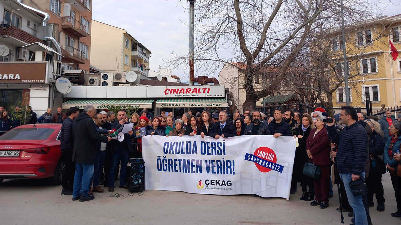 Bursa Gürsu’da gerici proje ÇEDES'e karşı protesto
