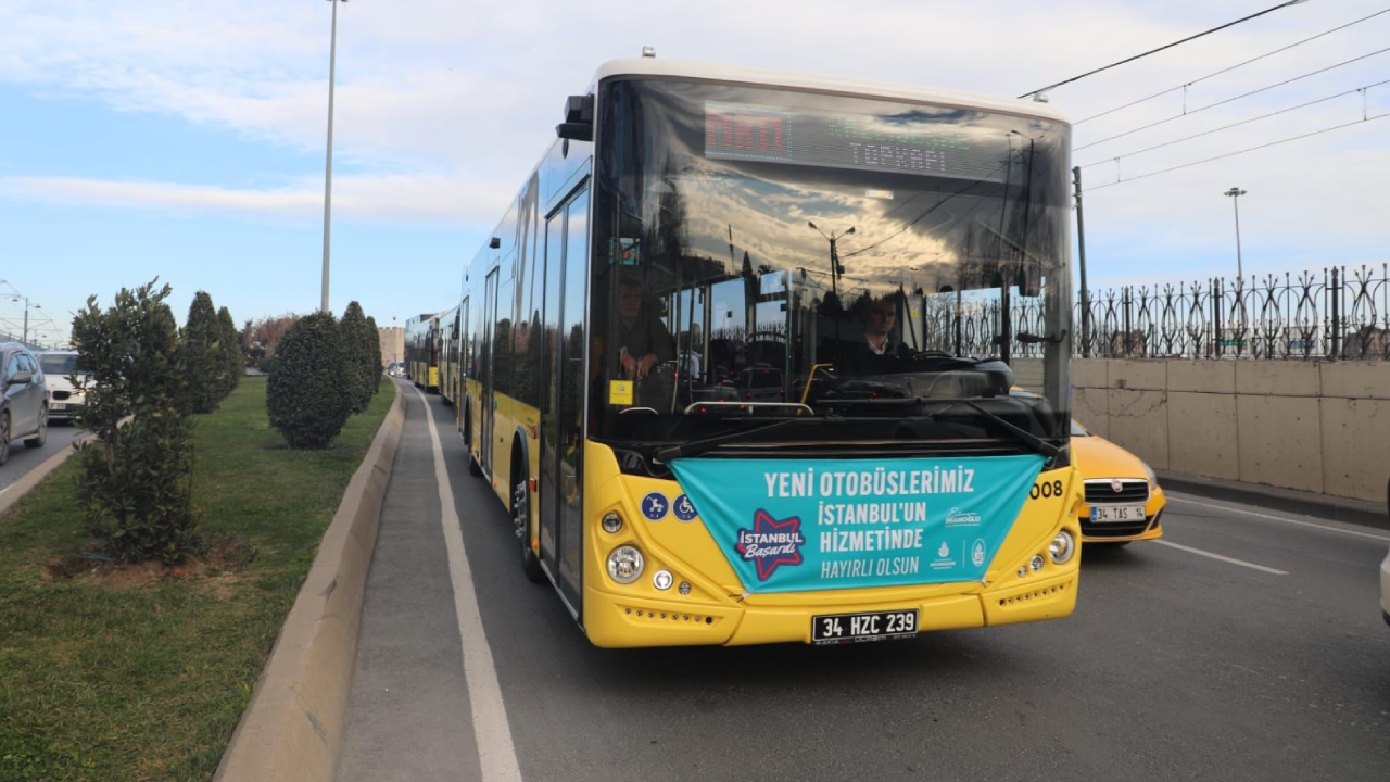 İstanbul’un yeni otobüsleri yollarda