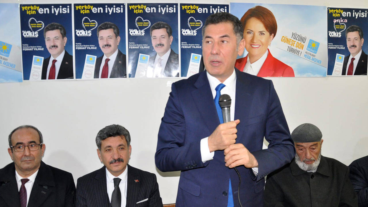 Sinan Oğan, İYİ Parti adayına destek için sahaya indi