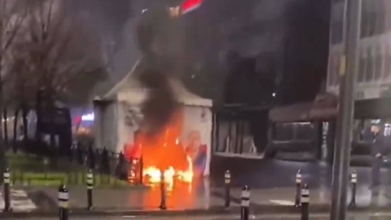 Zafer Partisi çadırının yakılmasıyla ilgili 1 kişi gözaltına alındı