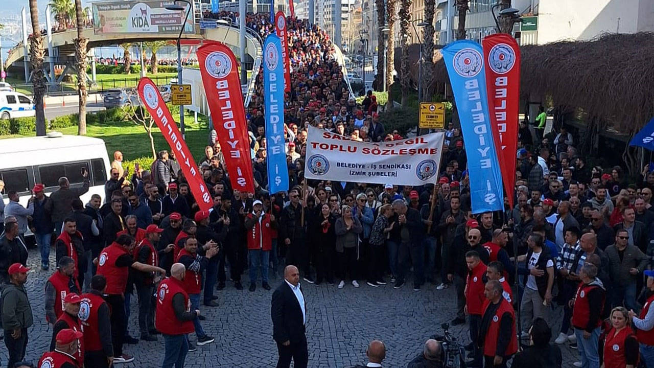 İzmir’de emekçiler üçüncü kez iş bıraktı: Bu sesi duymazsanız, hayat durur