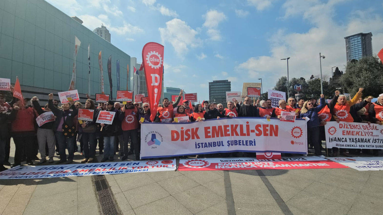 DİSK'ten "İstanbul Emekli Buluşması" eylemi: "Kaynak var, niyet yok"
