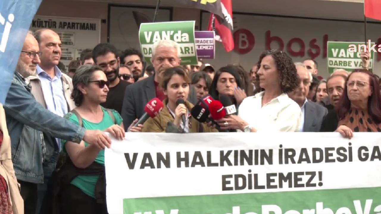 DEM Parti'den Ankara'da 'Van' protestosu: "Devlet vatandaşına tuzak kuruyor"