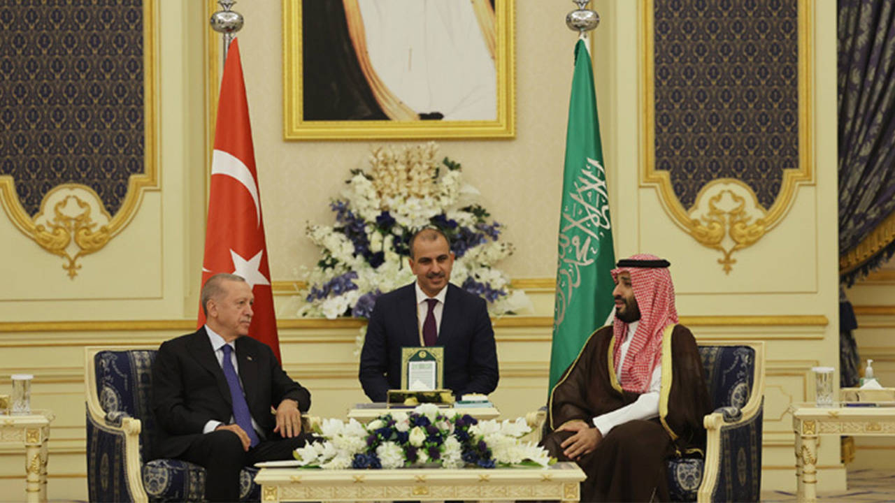 Erdoğan, Suudi Prensi Selman'la görüştü