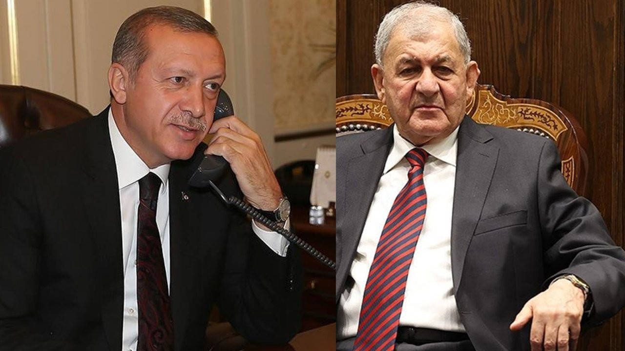 Erdoğan, Irak Cumhurbaşkanı Reşid ile telefonda görüştü