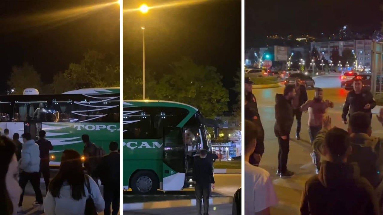 Tokat'ta bir kişi otobüste muavini rehin aldı