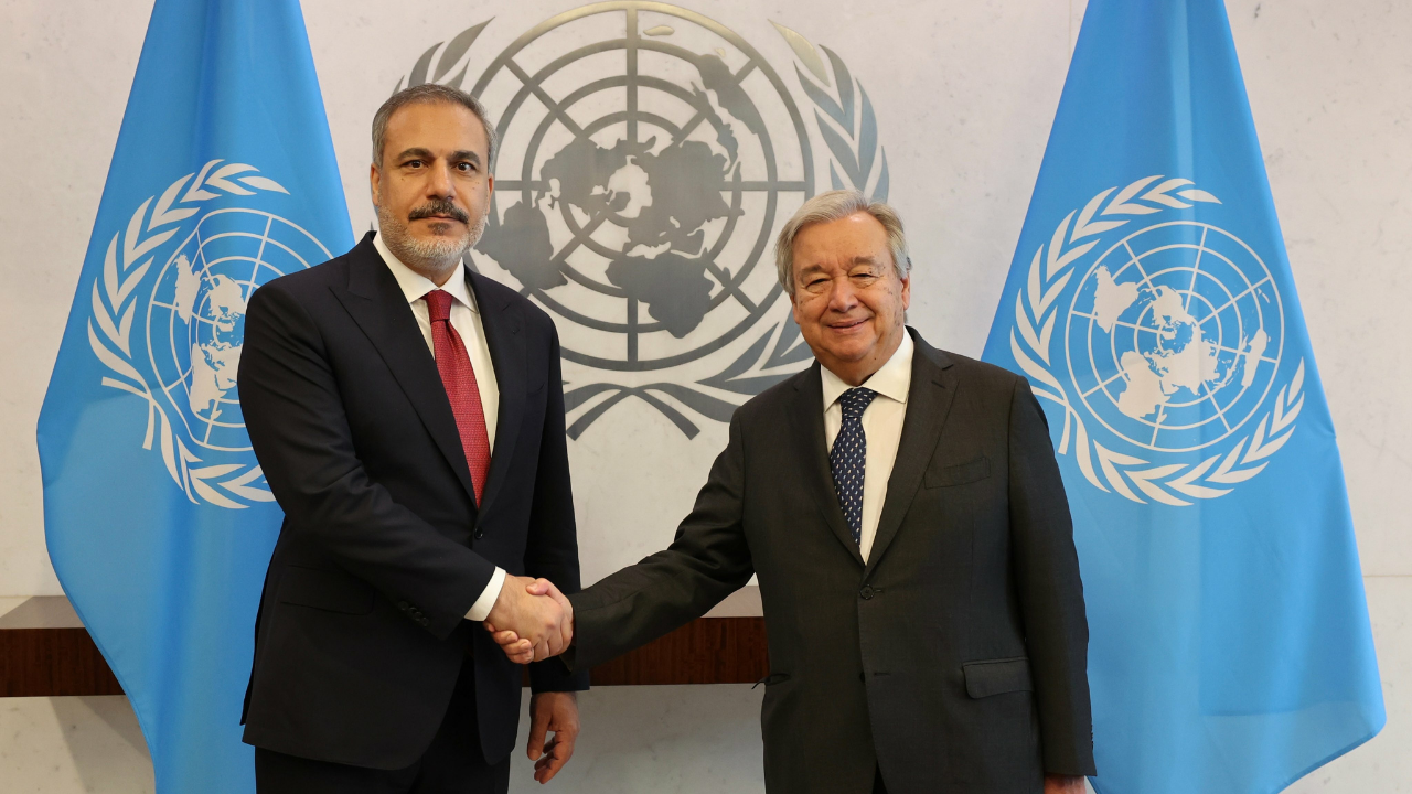 Dışişleri Bakanı Fidan, BM Genel Sekreteri Guterres ile görüştü