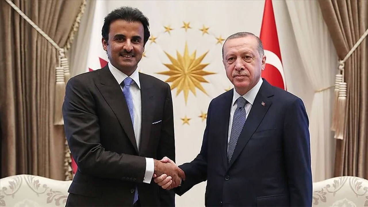 Erdoğan ile Katar Emiri Al Sani bölgedeki gerginliği görüştü