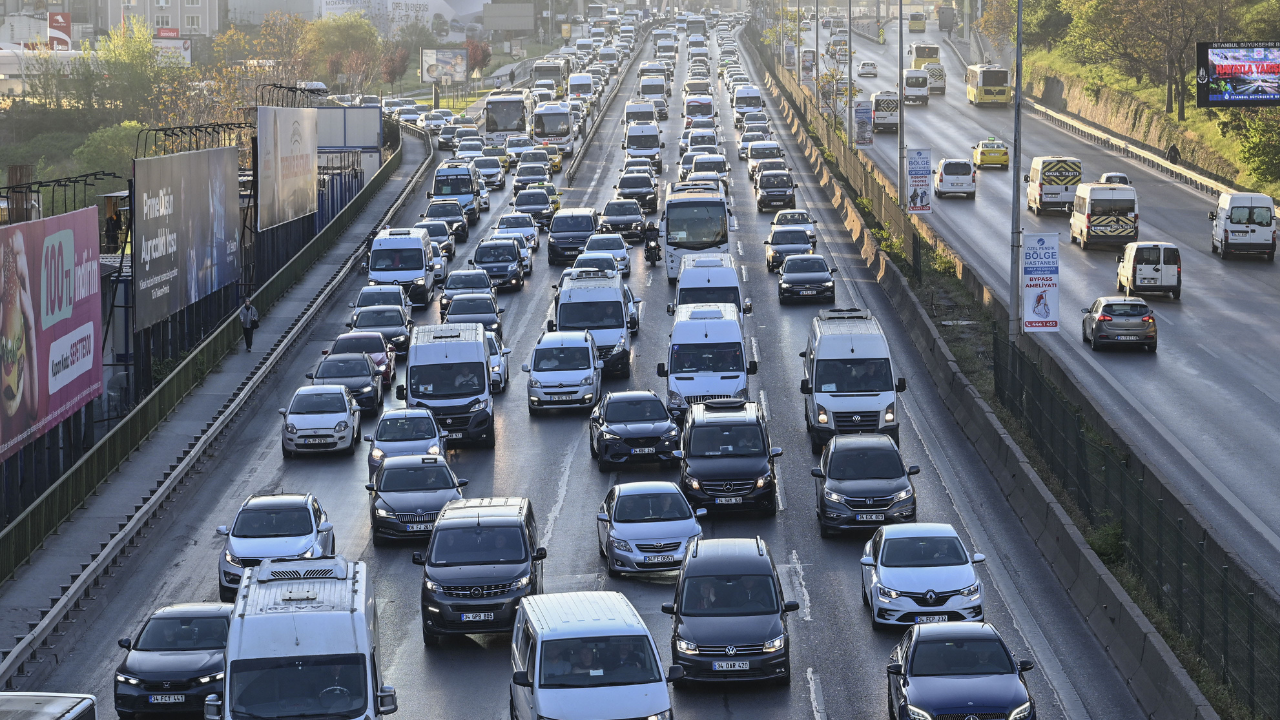 İstanbul'da bayram sonrası trafik yoğunluğu