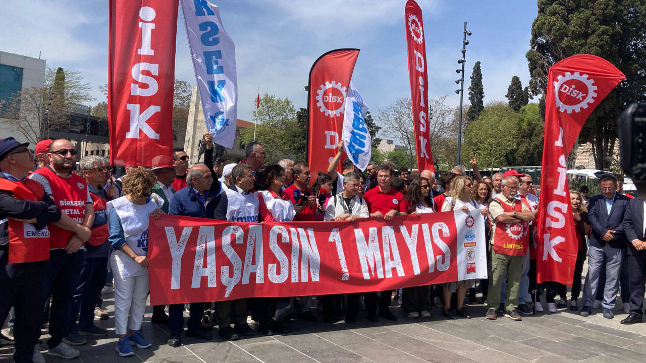 DİSK-KESK-TMMOB-TTB-TDB'den 1 Mayıs için ortak çağrı: Taksim vurgusu yapıldı