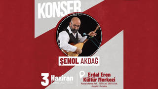 Şenol Akdağ’ın Erdal Eren Kültür Merkezi’ndeki konserine izin yok