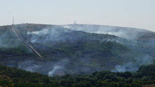 Türkiye-Bulgaristan sınırında orman yangını: Alevler sınırın diğer tarafına sıçradı