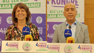 HDPde yeni Eş Genel Başkanları Sultan Özcan ve Cahit Kırkazak oldu