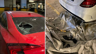 Bayrampaşa’da İSPARK otoparkında araçlara taşlı saldırı: 15 aracın camını kırıp kaçtılar