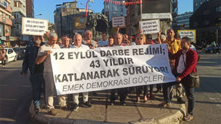 12 Eylül Darbesi ve tek adam rejimi, Zonguldakta protesto edildi