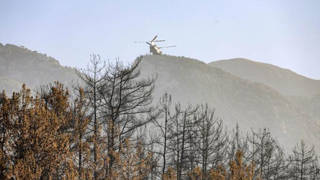 Antalyadaki orman yangını 2nci gününde söndürüldü