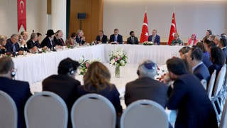 Erdoğan, Amerikan Yahudi Toplumu Çatı Kuruluşları temsilcileriyle buluştu