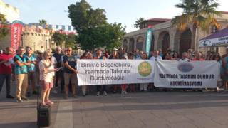 İzmir Yarımada Talanını Durdur Koordinasyonu:  “İzmir’in ‘Kanal İstanbul’una dur diyoruz”