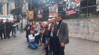 Cumartesi Anneleri, yıllar sonra ilk kez Galatasaray Meydanında basın açıklaması yaptı