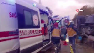 Amasyada yolcu otobüsü ve Diyarbakırda ise minibüs devrildi: Çok sayıda yaralı var