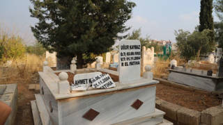 Katledilen Uğur Kaymaz ve babasının mezarına ikinci saldırı