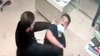 Tekirdağda hasta yakını hemşireye saldırdı