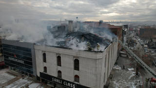 Ankarada mobilyacılar sitesinde yangın