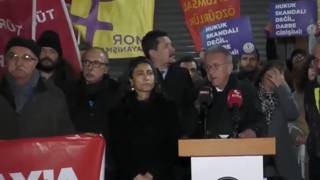 İzmir Barosu, Can Atalayın milletvekilliğinin düşürülmesini protesto etti
