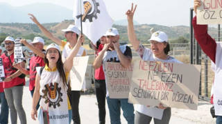 Sendika isteyen Lezita işçileri greve çıkıyor