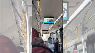 Otobüste para sayma videosu oynatma görüntüsü montaj çıktı