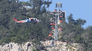 Antalyada teleferik kabini parçalandı: 1 ölü, 17 yaralı