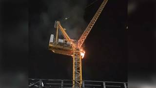 Akkuyu Nükleer Güç Santrali'nde vinç yangını!