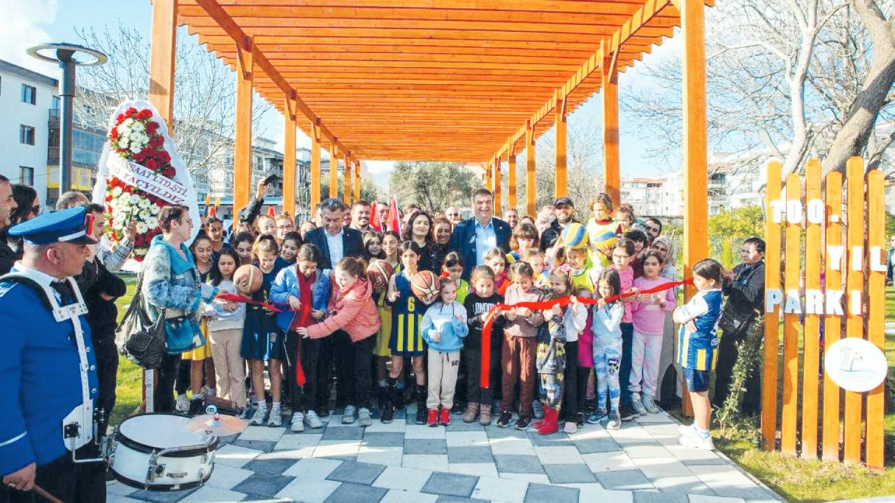 Seferihisar'a toplam 3 bin metrekarelik yeni park