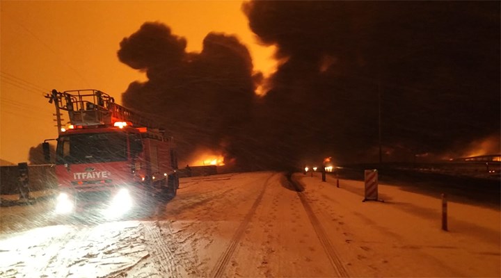 Maraş'ta petrol boru hattında patlama: Ulaşım durdu